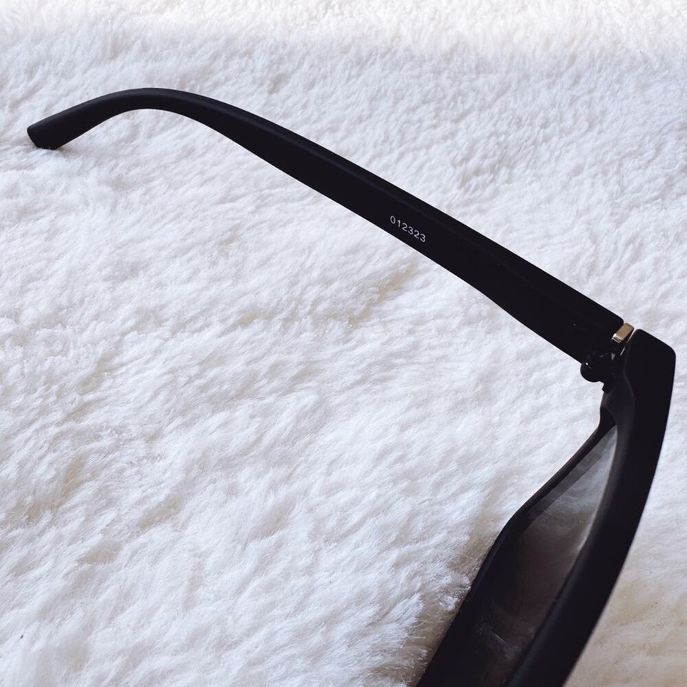 Otto Black Angular Frame Sunglasses NWT - image 6